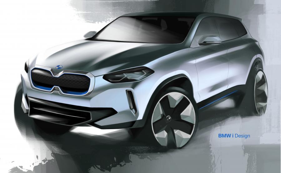 Эскиз BMW Concept iX3 2018 года  (фото 14 из 17)